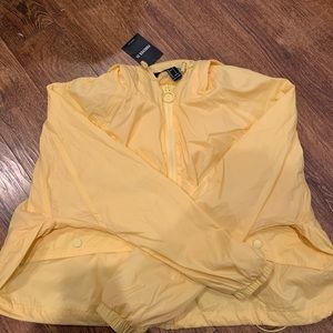 Yellow windbreaker
